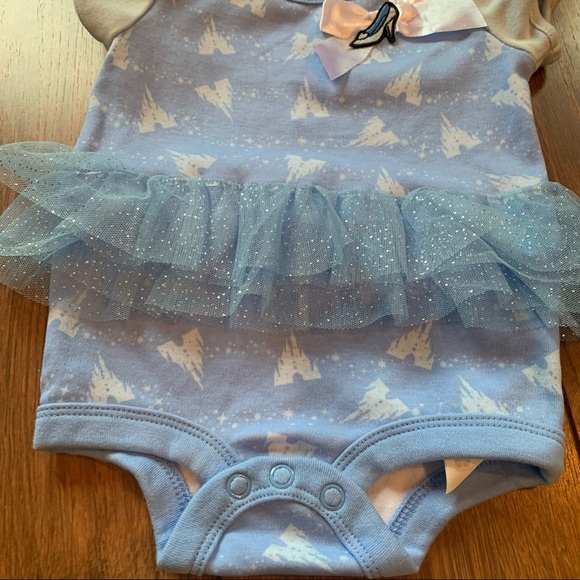 Disney Baby Blue Cinderella Tutu Onesie - Picture 2 of 6